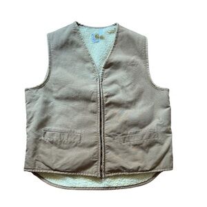 Vintage Carhartt Sherpa Lined Hunting Vest